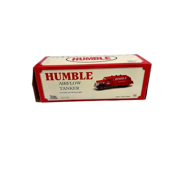 Vintage Humble Aviation‎ Gasoline Truck Bank - Coin Bank with Working Lights - Picture 13 of 16